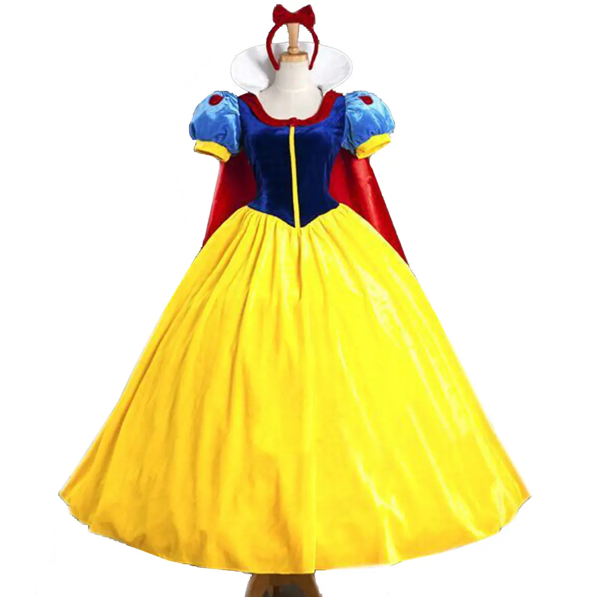 Amzdreams Hot Sale Snow White Princess Girl Dress Cosplay Party Costume Ball Girls Long Dress