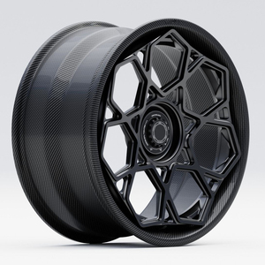 Jantes de voiture deux pièces en fibre de carbone personnalisées SYAC pour voitures de sport, voitures de course, supercars, etc. - Product Image 3