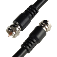 Macho Rf Catv F Tipo Conector Rg6 Cables coaxiales para cámara Cctv Cable coaxial Antena de TV Cable coaxial Antena de satélite