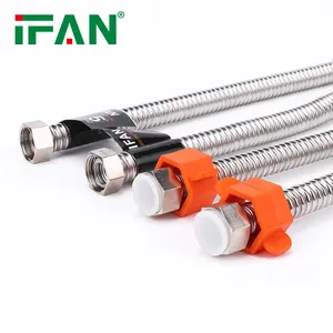 IFAN优质高压PN16浮动法兰连接排气编织软管油气金属软管