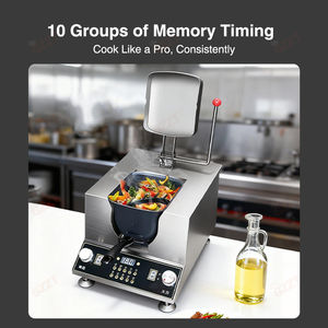 Cuisinière robotisée automatique <span class=keywords><strong>Wok</strong></span> Poêle à frire antiadhésive en forme de U en acier inoxydable Capacité de 4 kg <span class=keywords><strong>Cuisine</strong></span> commerciale Machine à sauter à l'<span class=keywords><strong>induction</strong></span> - Product Image 6