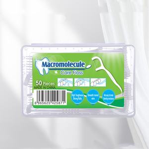 Filo interdentale 50 pz filo interdentale Ultra-Fine alta tensione <span class=keywords><strong>Stick</strong></span> monouso in polimero stuzzicadenti pulizia uso domestico - Product Image 2