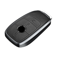 Housse de télécommande en cuir en alliage d'aluminium pour Mercedes benz A C E S G GLS CLA Class W213 W177 W205 W222 X167 W177 AMG