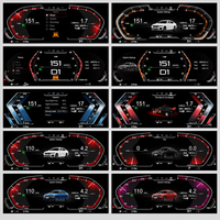 Untuk X1 X2 X3 X4 X5 X6 E84 F48 F49 F39 F25 Panel Instrumen Digital Layar LCD Anti Silau Aksesori Peningkatan Interior Kendaraan