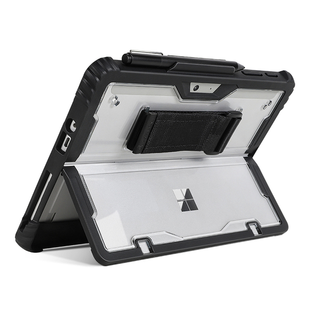 Acrylic Transparent Detachable Rugged Case for Microsoft Surface Go Go2 Go3 Pro4 5 6 7 8 Protective Cover Laptop Tablet Case