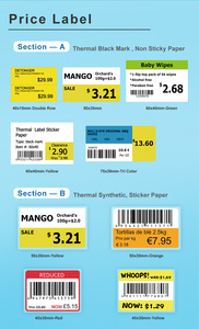 Detonger Dp30 OEM 80Mm Siêu Thị Kệ Giá <span class=keywords><strong>Tag</strong></span> Máy Nhãn Dán Di Động Cardstock Giá Máy In Nhãn - Product Image 6