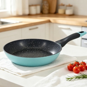 Nonstick Frying Pan 26Cm Round For Stovetop Cooking With Speckled Interior Design - Product Image 1
