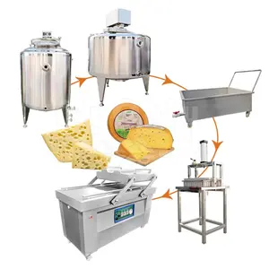 MY Automatic Mozzarella Cheese Make Tank Dairy Process Machine Mini Margarine Cheese Make Plant