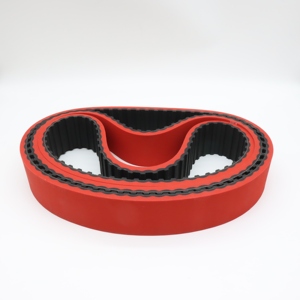 UNI <b>Red</b> Coated 45 ShoreA 300H Skived Teeth Rubber Timing <b>Belt</b> OEM Customizable for Printing Shops 30mm Width 5mm Pitch 50 Teeth - Product Image 3