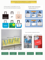Sac en PP tissé laminé argenté autoportant, grande capacité, réutilisable, à soufflets latéraux, avec logo personnalisé, étanche, pour la vente au détail de vêtements, faible MOQ