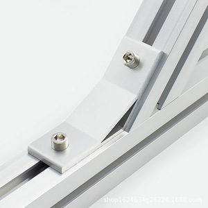Aluminum Alloy Angle Bracket 6063 Material 5 Mm Thickness Anodized For Industrial Aluminum Profiles - Product Image 3