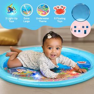 แผ่นรองน้ำสำหรับเด็กเล่นแบบเป่าลมขนาด 30 นิ้ว พร้อมไฟ LED สำหรับเด็กทารก - Product Image 2