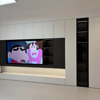 Meuble TV en bois moderne et minimaliste de qualité supérieure, unité de rangement, personnalisation directe d'usine, écologique, durable, meubles de salon