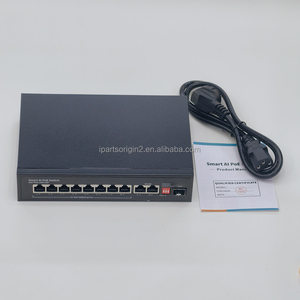 Factory OEM 8 Port PoE <b>Network</b> <b>Switch</b> 10 100 1000Mbps Smart AI PoE <b>Switch</b> 3Uplink with SFP Slot for IP Camera CCTV - Product Image 6