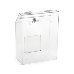 Hộp Khiếu Nại Từ Thiện Bỏ Phiếu Trong Suốt Với Hộp Đề Xuất Khóa Acrylic - Product Image 5