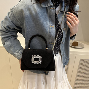 Nuova Borsa a Tracolla Quadrata Media Elegante e alla Moda, Semplice e Popolare, Primavera 2026, con Tracolla Singola, Casual, da <span class=keywords><strong>Donna</strong></span> - Product Image 3