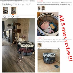 Tragbare Haustier käfig häuser Faltbares Zelt Hundehütte im Freien Octagon <span class=keywords><strong>s</strong></span> Laufs tall Welpen Zwinger Herstellung - Product Image 4