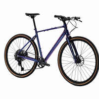 Groupe de transmission SpiritX Scout 11 vitesses pour vélo de gravier 700C, cadre en alliage d'aluminium, axe traversant, guidon plat, frein à disque hydraulique, léger, charge utile 150 kg