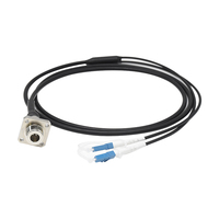 Glasfaser kabel anschluss ODC-2 zu LC-Glasfaser-Patchkabel Industrielle Steckdosen baugruppe FTTA Outdoor Patch Wasserdichter Anschluss