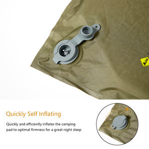 Colchoneta de dormir verde oliva Colchoneta de campamento autoinflable de aire integrado para viajes de campamento al aire libre - Product Image 5