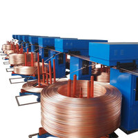 Máquina de Fundición de Varillas de Cobre, Línea de Producción de Fundición Continua Ascendente de Varillas de Cobre de 8 mm