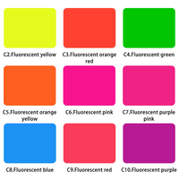 Groothandel Neon Fluorescerende PU HTV Warmtetransfer Zacht Materiaal voor Plotter Snijden Sportuniform Logo Verwerking Renlitong