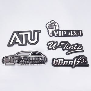 Autocollants de logo de voiture en métal personnalisés de haute qualité, résistants à l'eau et aux UV, badges de voiture 3D avec votre propre design - Product Image 3