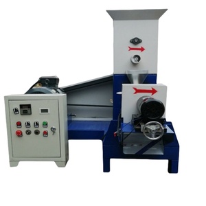 Mini-granulateur extrudeur électrique à vis simple pour aliments flottants pour poissons, machine à granulés neuve pour les industries agroalimentaires et aquacoles - Product Image 5