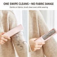 Brosse réutilisable anti-poils d'animaux, rouleau anti-peluches rotatif, nettoyeur électrostatique de poils pour vêtements et meubles, vente en gros