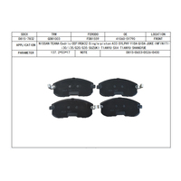 SQS D815-7318/D1060-2Y991/SP1107-F/D430/D653 D1119M SP1107 Plaquettes de frein Direct Fit Sylphy Altima Bluebird Juke Maxima Safrane