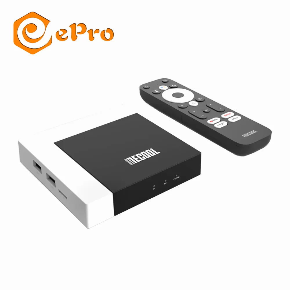 Mecool kotak TV Android KM7 PLUS, S905Y4 2G 16G Netfli/Google bersertifikat 2.5G/5G WIFI BT5.0 Android 11 ATV Smart set top Box KM7PLUS