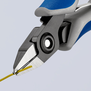 KNIPEX 79 52 125 เครื่องตัดแนวทแยงสำหรับงานอิเล็กทรอนิกส์ที่มีความแม่นยำพร้อมด้ามจับแบบหลายส่วน ขัดเงา 125 มม. - Product Image 3