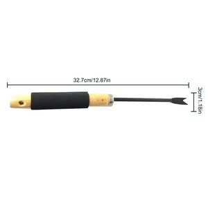 Herramienta para Desherbar Más Vendida, Cortacésped <span class=keywords><strong>Manual</strong></span> para Jardín con Mango Ergonómico <span class=keywords><strong>de</strong></span> Madera - Product Image 2