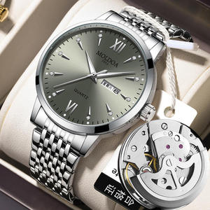 Reloj Mecánico Automático para Hombre, Popular, de Acero Inoxidable, 36 mm, Resistente al Agua 30 bar, Movimiento de Cuarzo, Cristal, Estilo Ejecutivo - Product Image 3