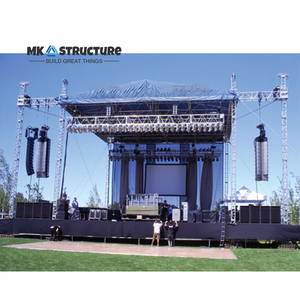 Structure de scène <span class=keywords><strong>en</strong></span> aluminium de haute qualité pour concerts et mariages, et structure de toit pour éclairage de scène, à vendre - Product Image 6