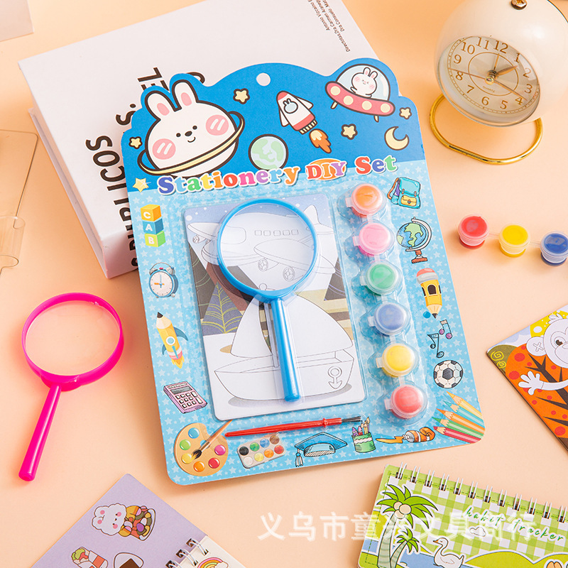Magnifying glass painting kit-large ship