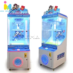 AMA sikke işletilen ödül otomat ücretsiz Spin klip Sticker oyun makinesi kombinasyonu aperatif ve içecek otomatı oyun makinesi