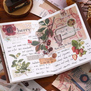 SIMNO 50 fogli effimera libro Art Journaling con fiori farfalla adesivi a tema di bellezza e <span class=keywords><strong>carta</strong></span> <span class=keywords><strong>Decoupage</strong></span> <span class=keywords><strong>per</strong></span> Junk Journal - Product Image 6