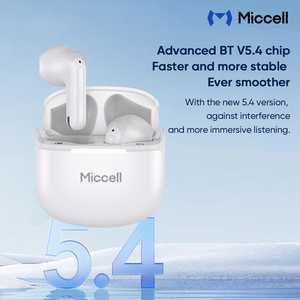 Écouteurs sans fil Miccell Bluetooth 5.4 avec suppression du bruit, oreillettes TWS avec micro pour appels, contrôle tactile - Product Image 5