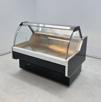 Vitrine réfrigérée à air pour charcuterie, à économie d'énergie, pour la restauration, les restaurants et les magasins d'alimentation