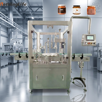 Machine de bouchage automatique à tête unique pour pots de pâtes à tartiner au chocolat et de yaourts, et pour mayonnaise à haut rendement