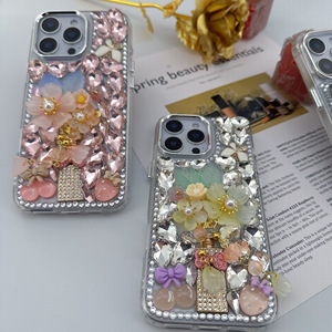 Coque de téléphone antichoc en diamant scintillant à prix de gros pour les nouveaux <span class=keywords><strong>iPhone</strong></span> 18, 17 Pro Max, 16, 15, 14 - Product Image 4