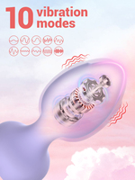 Vibromasseur anal avec contrôle par application, 9 fréquences de vibration, recharge USB, stimulateur d'insertion anal pour femmes, jouet sexuel pour adultes