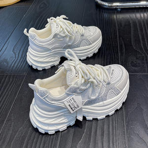 Chaussures de sport pour femmes à semelle épaisse, nouvelle collection, antidérapantes, style Dad Shoes, vente directe d'usine, style européen - Product Image 1