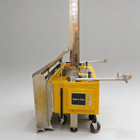 Machine à plâtrer automatique pour murs et plafonds, intérieur et extérieur, en vente