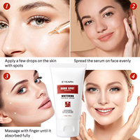 Crème Réparatrice Hydratante Bio Anti-Taches et Anti-Rousseurs à la Niacinamide de Marque Blanche pour Femmes Tous Types de Peau