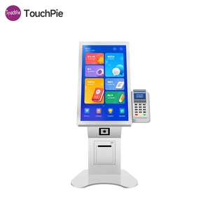 Kiosque <span class=keywords><strong>en</strong></span> libre-service, kiosque à écran tactile de bureau, 15,6 pouces à 27 pouces avec imprimante intégrée/lecteur de code QR/lecteur de cartes/support POS - Product Image 2