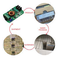 Carte d'alimentation Bina 5V 10A 50W, convertisseur abaisseur DC-DC pour panneau LED de toit de véhicule