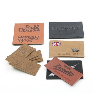 Étiquette en similicuir PU synthétique gaufré avec logo personnalisé fait main pour jeans, vêtements, chapeaux, bonnets, sacs à main - Product Image 2