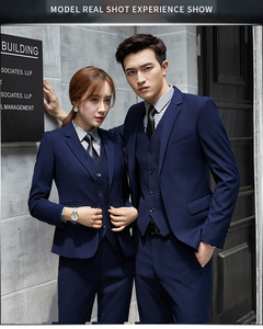 Vente en gros Tenue <span class=keywords><strong>de</strong></span> bureau personnalisée pour femmes quatre pièces Tenue d'uniforme <span class=keywords><strong>de</strong></span> haute qualité Tenue <span class=keywords><strong>de</strong></span> <span class=keywords><strong>cérémonie</strong></span> Ensemble <span class=keywords><strong>de</strong></span> costume pour femmes pour travailleurs d'affaires - Product Image 6